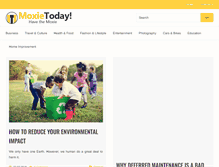 Tablet Screenshot of moxietoday.com